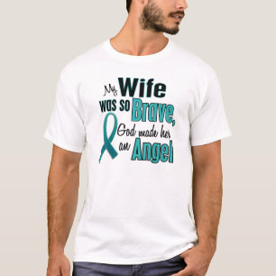 Angel Ovarian / Cererical Cancer T-shirt