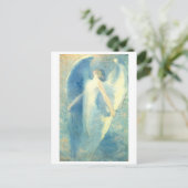 Angel Painting-Briefkaart Briefkaart (Staand voorkant)
