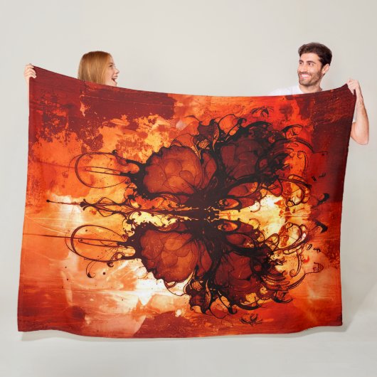 Angel panel 80x60 03 fleece deken (In situ)