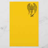 Angel - papeterie design noir et jaune (Devant)