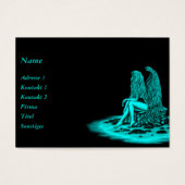 Angel, perdu dans la pensée, noir et vert Design (Devant)