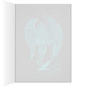 Angel perdu en amour, noir et vert Design (Intérieur (Droit))