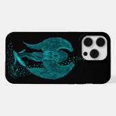 Angel perdu en amour, noir et vert Design (Verso Horizontal)
