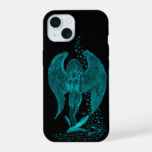 Angel perdu en amour, noir et vert Design