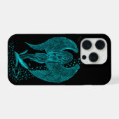 Angel perdu en amour, noir et vert Design (Verso Horizontal)