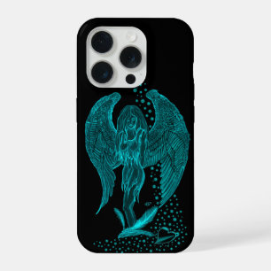 Angel perdu en amour, noir et vert Design
