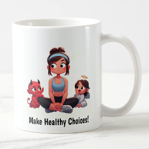 Angel personnalisable vs Devil Fitness Mug