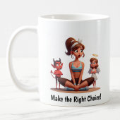 Angel personnalisable vs Devil Fitness Mug