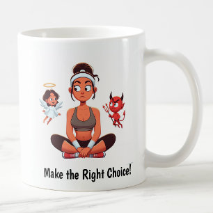 Angel personnalisable vs Devil Fitness Mug