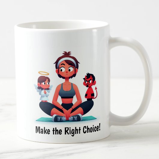 Angel personnalisable vs Devil Fitness Mug