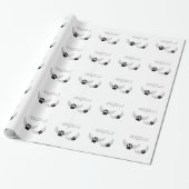Angel Pet Paws Cadeaupapier (Uitgerold)