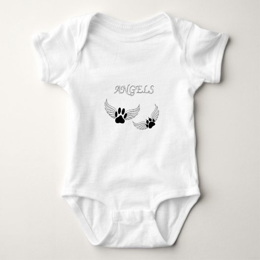 Angel Pet Paws Romper (Voorkant)