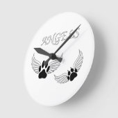 Angel Pet Paws Ronde Klok (Hoek)