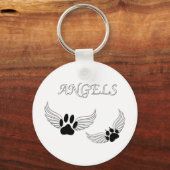 Angel Pet Paws Sleutelhanger (Voorkant)