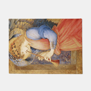 Angel Playing a Flageolet (door Edward Burne-Jones Deurmat