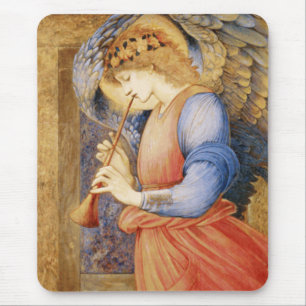 Angel Playing a Flageolet (door Edward Burne-Jones Muismat