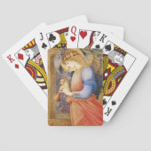 Angel Playing a Flageolet (door Edward Burne-Jones Pokerkaarten (Achterkant)
