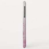 ANGEL PLAYING LYRA OVER DE CLOUDS roze monogram Case-Mate iPhone Case (Achterkant/links)