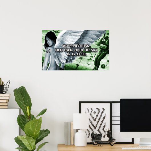 Angel Poster (Thuiskantoor)