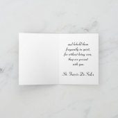 Angel Prayer Note Kaart (Binnen)