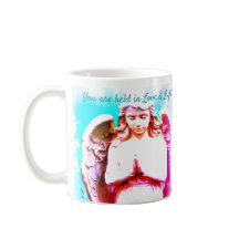 Angel Praying Aqua Roze Blauw Liefde Licht Quote G