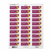Angel Praying d1 Return Address Labels (Full Sheet)