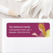 Angel Praying d1b Return Address Labels (Insitu)