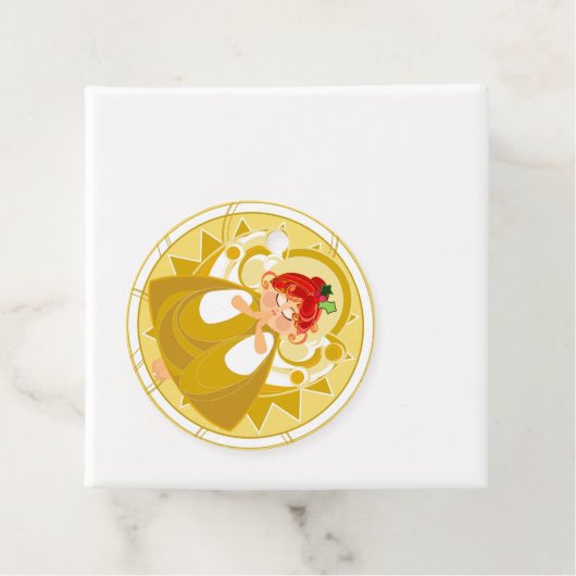 Angel Praying Gift Label (In situ)