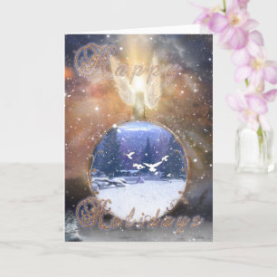 ANGEL PRETTIGE FEESTDAGEN CHRISTMAS CARD KAART