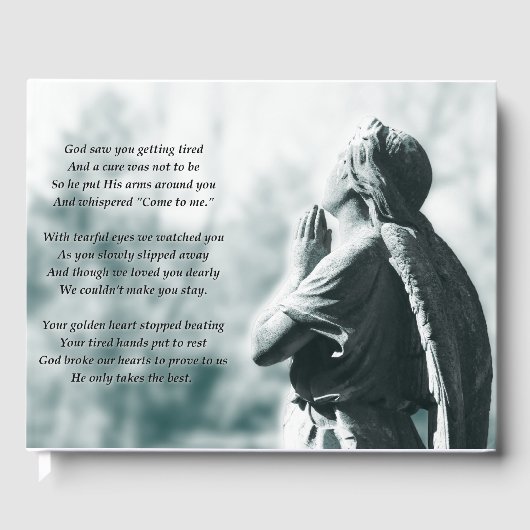 angel prière funéraire livre d'or (Recto)