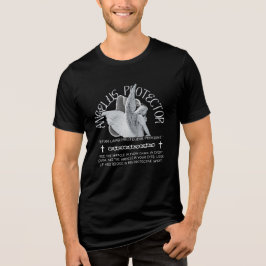 Angel Protector Gothic Tri-Blend Shirt