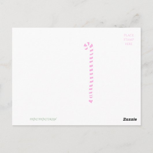 Angel Pulling Briefkaart (Achterkant)