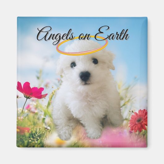 Angel Puppy Magnet Magneet (Voorkant)