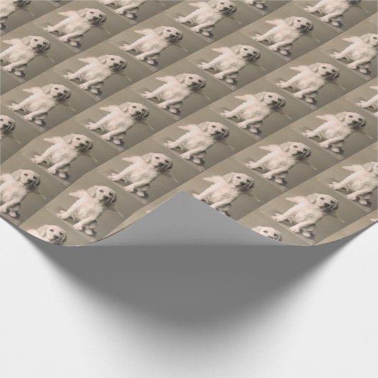 Angel Puppy Wrapping Papier (Hoek)