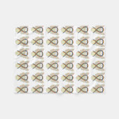 Angel Rainbow Awareness Ribbon Soft Blankets Fleece Deken (Voorkant (Horizontaal))