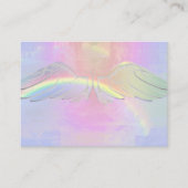 Angel Rainbow Light Sparkle Gold-Kaart Visitekaartje (Voorkant)