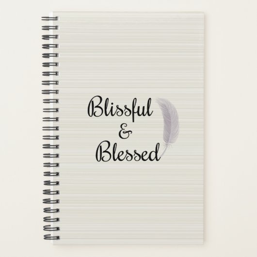 Angel Rayures de plume ivoire blanc gris Zen (Devant)