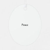 Angel, Repose-toi ! Ornement en céramique (Verso)