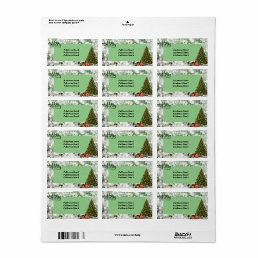 Angel Return Label (Full Sheet)