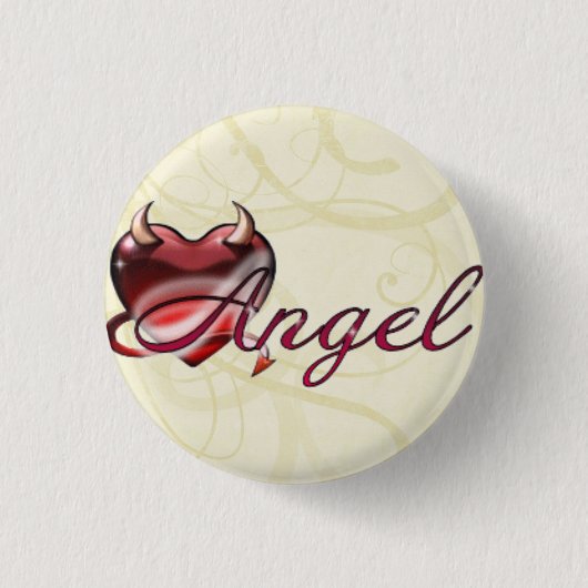 Angel Ronde Button 3,2 Cm (Voorkant)