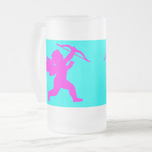 Angel rose fille givrée 16 oz de verre givrée Mug