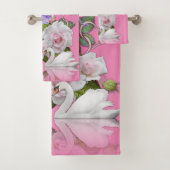 Angel rose ne jamais renoncer ensembles de serviet (En situation)