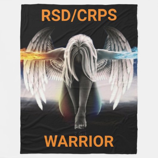 Angel...RSD/CRPS Fleece Deken (Voorkant)