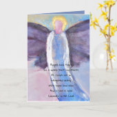 Angel-scriptkaart Kaart (Gele Bloem)