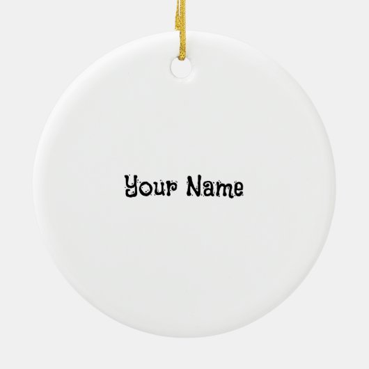 Angel Serenity Prayer Keramisch Ornament (Achterkant)