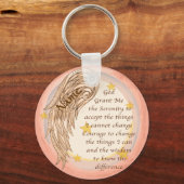 Angel Serenity Prayer sleutelhanger (Voorkant)