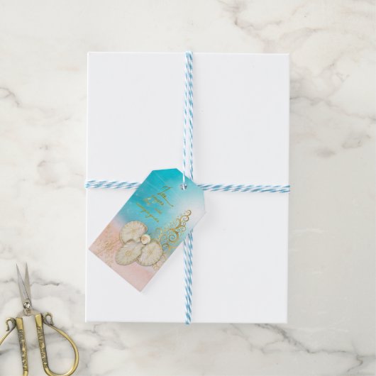 Angel Shells Gift Label Cadeaulabel (Met Touw)