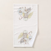 Angel Shepherd met Lambs Pastoral Bad Handdoek (Handdoek)