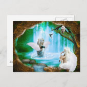 Angel Shower Briefkaart (Voorkant / Achterkant)