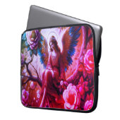 Angel Sitting in the Tree Electronics Bag Laptop Sleeve (Voorkant Links)